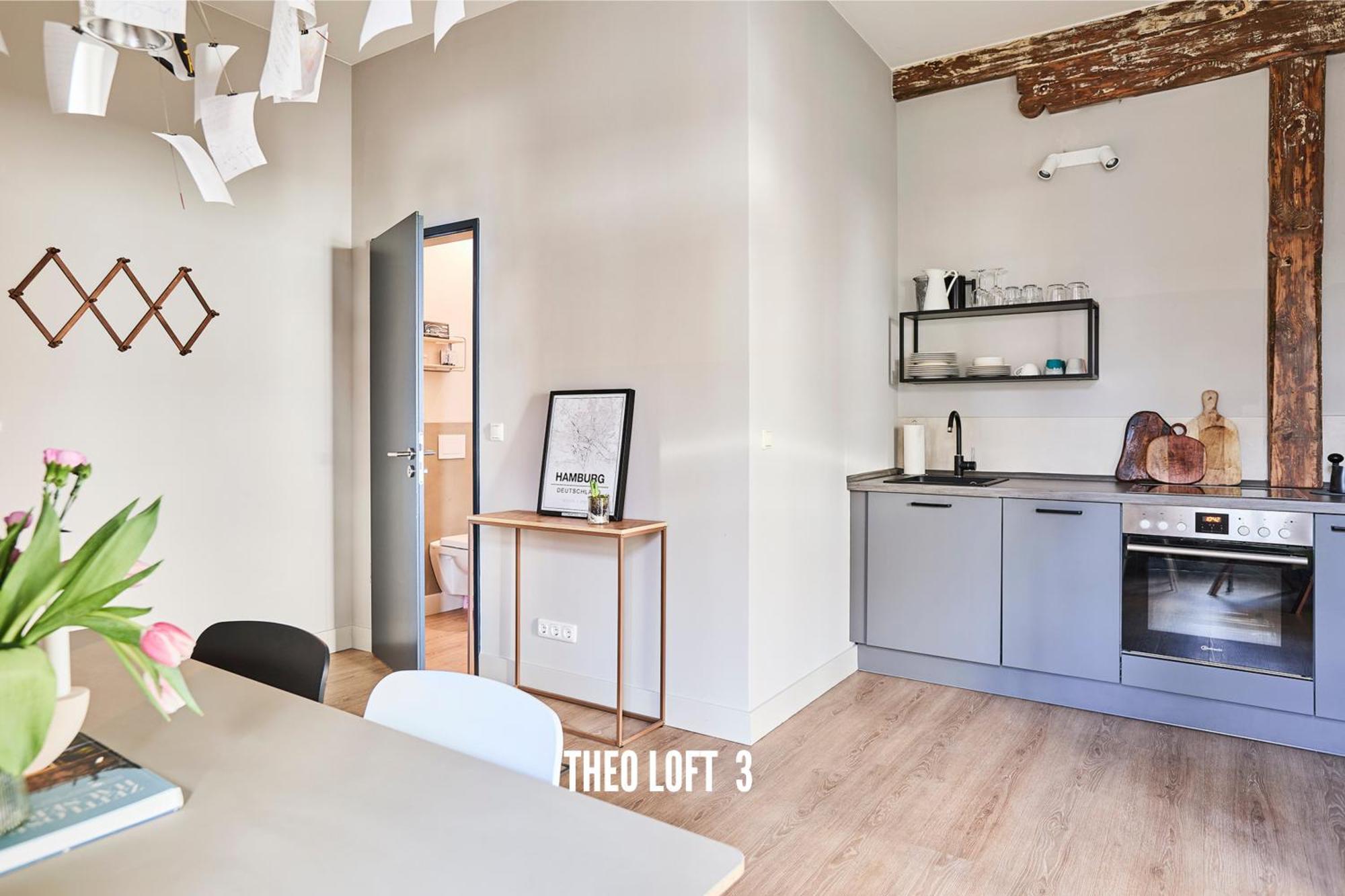 Apartamento Theoloft Hamburgo Exterior foto